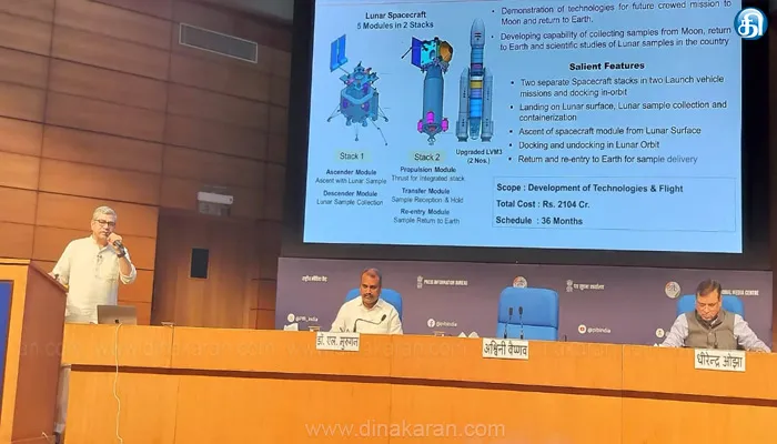 சந்திரயான்-4 திட்டத்துக்கு ஒன்றிய அமைச்சரவை ஒப்புதல்: விண்வெளியில் தனி ஆய்வு மையத்தை அமைக்கவும் முடிவு