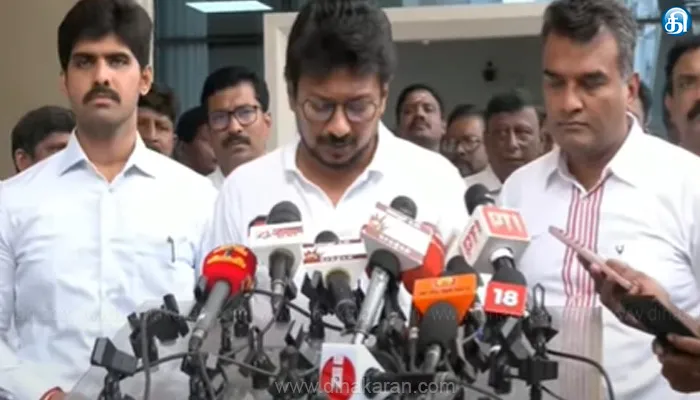 அரசு விழாவில் தமிழ்த்தாய் வாழ்த்து தவறாக பாடப்படவில்லை; டெக்னிக்கல் பிரச்னையால் பாடியது சரியாக கேட்கவில்லை : துணை முதலமைச்சர் உதயநிதி ஸ்டாலின்