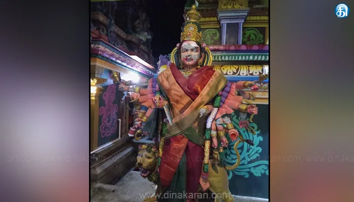 கள்ளக்குறிச்சி அருகே துர்க்கை அம்மன் சிலை உடைப்பு