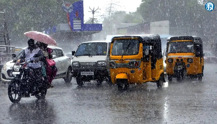 தமிழ்நாட்டில் தேனி உள்பட 9 மாவட்டங்களில் இன்று கனமழைக்கு வாய்ப்பு