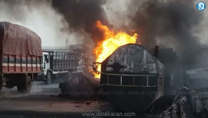 நைஜீரியாவில் டேங்கர் லாரி வெடித்துச் சிதறியதில் 147 பேர் உயிரிழப்பு