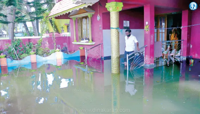 அழிக்காலில் நள்ளிரவு திடீர் கடல் சீற்றம்; 100 வீடுகளை கடல்நீர் சூழ்ந்தது: உறவினர்கள் வீடுகளில் மீனவர்கள் தஞ்சம்