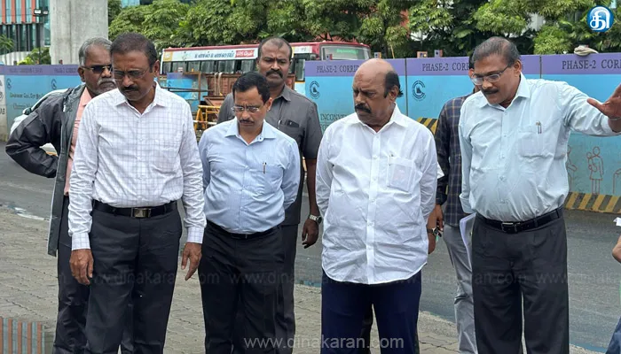 மழையால் சேதமடைந்த சாலைகளை சீரமைக்கும் பணி நடைபெற்று வருகிறது: அமைச்சர் எ.வ.வேலு பேட்டி