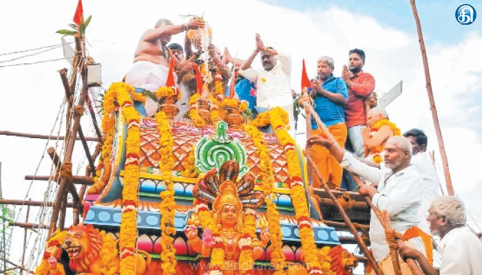 கன்னிகைப்பேர் கிராமத்தில் நாகாத்தம்மன் கோயில் மகா கும்பாபிஷேகம்