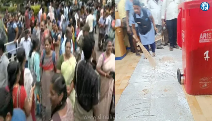தலைமைச் செயலகத்தில் திடீர் விரிசல்.. நாமக்கல் கவிஞர் மாளிகை உறுதியாக உள்ளது: அமைச்சர் எ.வ.வேலு பேட்டி