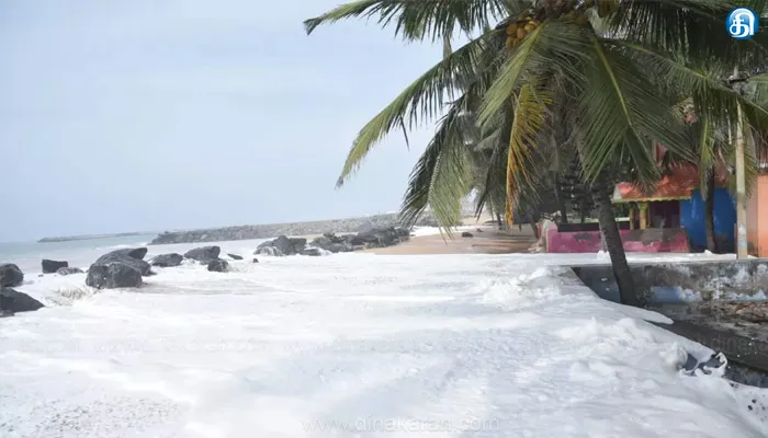 கன்னியாகுமரி கடற்கரை பகுதியினை மாவட்ட கண்காணிப்பு அலுவலர் நேரில் ஆய்வு..!!