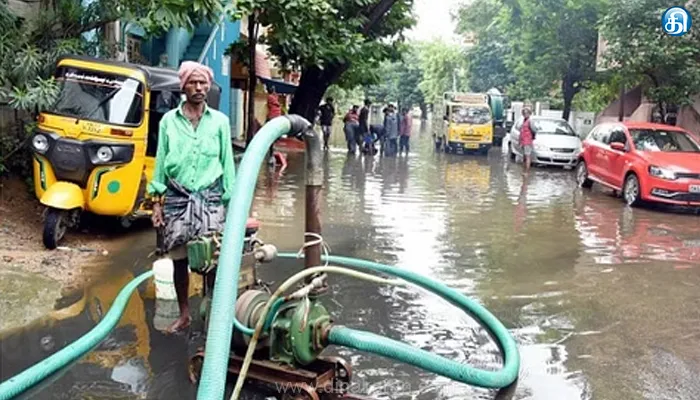 133 மோட்டார்கள் மூலம் 119 இடங்களில் மழைநீர் அகற்றும் பணி: சென்னை குடிநீர் வாரியம் தகவல்