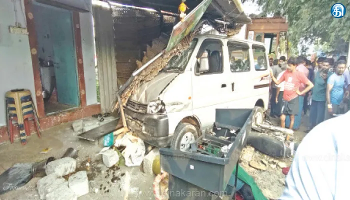 Car, accident, salem, attur