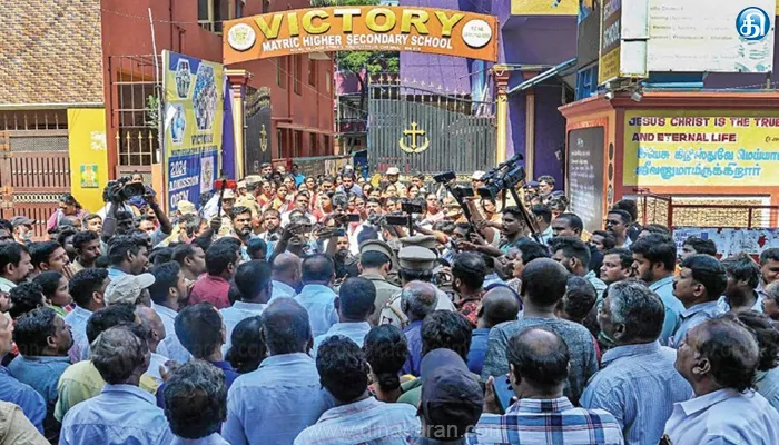 வாயு கசிவு ஏற்பட்ட தனியார் பள்ளியில் மாசு கட்டுப்பாட்டு வாரிய அதிகாரிகள் சோதனை