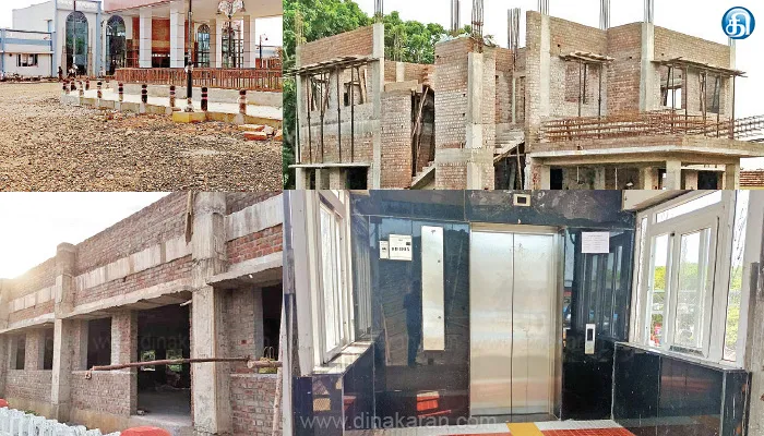 ₹7.03 கோடி ஒதுக்கப்பட்டும் காரைக்குடி ரயில் நிலையத்தில் மந்தமான கட்டிட பணி