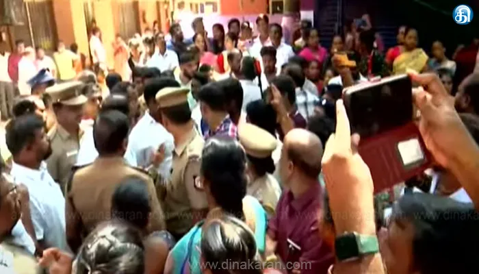 திருவொற்றியூர் தனியார் பள்ளியில் வாயு கசிவால் இதுவரை 8 மாணவிகள் மயக்கம்!!