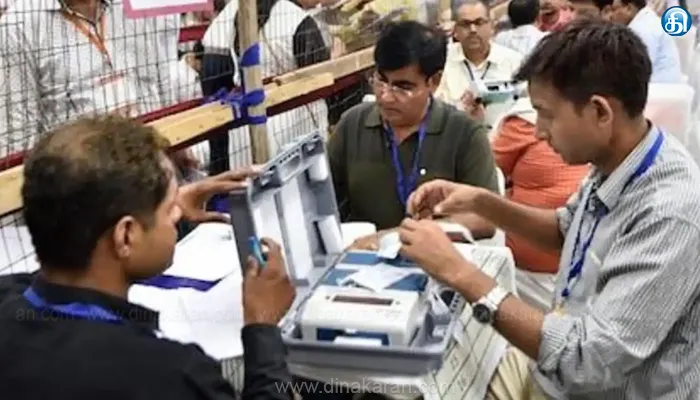 மஹாராஷ்டிரா மற்றும் ஜார்கண்ட் மாநிலங்களில் சட்டமன்ற தேர்தலில் பதிவான வாக்குகள் எண்ணும் பணி தொடங்கியது