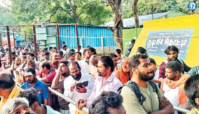 ஐப்பசி மாத அமாவாசை சதுரகிரி கோயிலில் பக்தர்கள் தரிசனம்