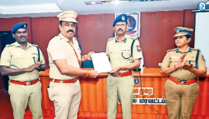 அரியானா ஏடிஎம் கொள்ளையர்களை பிடித்த தமிழ்நாடு போலீசார் 24 பேருக்கு கேரளா டிஜிபி பாராட்டு சான்று: மேற்கு மண்டல ஐஜி செந்தில்குமார் வழங்கினார்