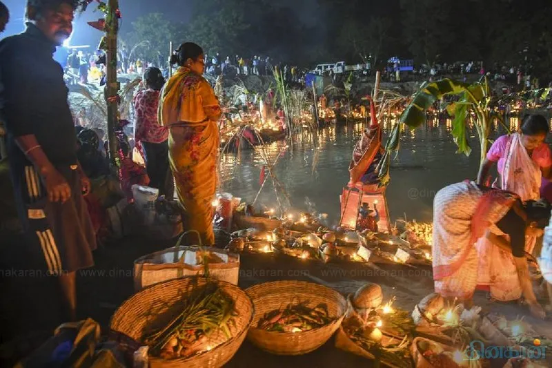 நாடு முழுவதும் சத் பூஜை கொண்டாட்டம்