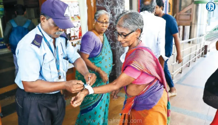 மருத்துவர் பாலாஜி கத்தியால் குத்தப்பட்டதன் எதிரொலி ராஜிவ்காந்தி மருத்துவமனையில் ‘டேக் சிஸ்டம்’ அமல்: நோயாளிகளுடன் வருவோரின் எண்ணிக்கையை கட்டுப்படுத்த அரசு முயற்சி