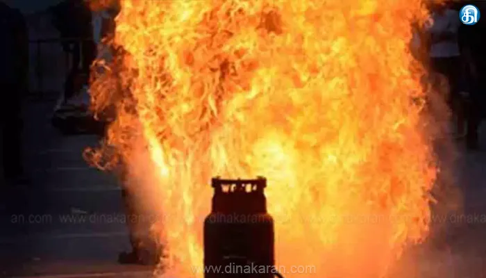 சமையல் எரிவாயு வெடித்து விபத்து: 3 பேர் காயம்