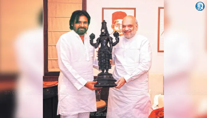 ஆந்திர அரசு குறித்து விமர்சனம்: அமித்ஷாவுடன் பவன்கல்யாண் சந்திப்பு