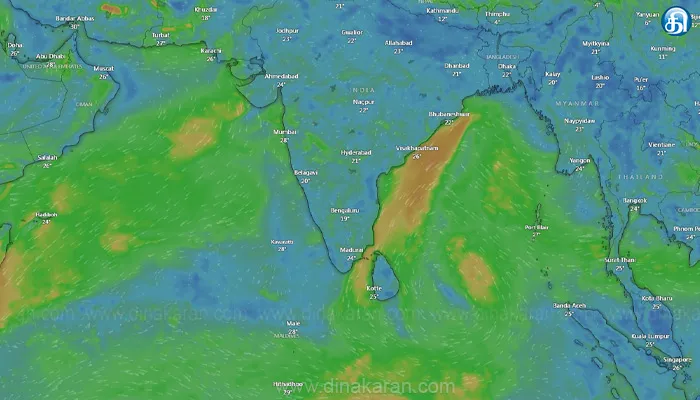 2 நாளில் காற்றழுத்த தாழ்வுப் பகுதி உருவாகும் 15ம் தேதி வரை கனமழை