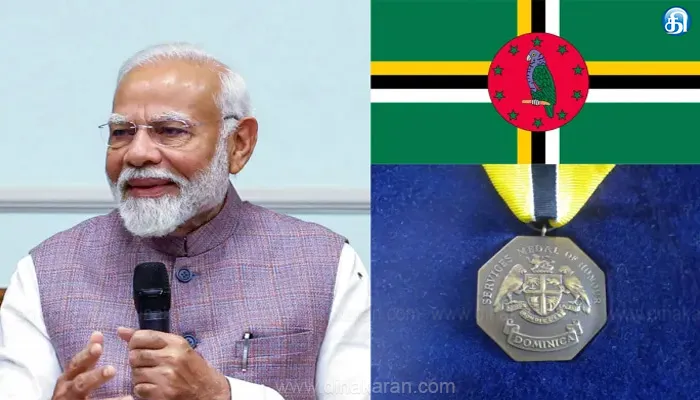 பிரதமர் நரேந்திர மோடிக்கு டொமினிக்காவின் உயரிய விருது
