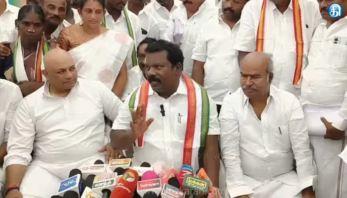 திமுக-காங். கூட்டணி வலிமையாக உள்ளது: செல்வப்பெருந்தகை பேட்டி