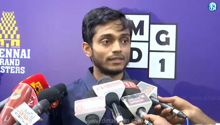 சென்னை செஸ் கிராண்ட்மாஸ்டர் போட்டியின் மாஸ்டர் பிரிவில் அரவிந்த் சிதம்பரம் சாம்பியன்