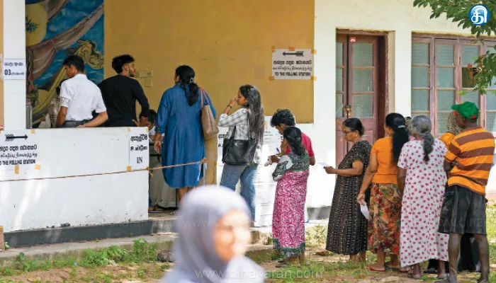 இலங்கை நாடாளுமன்ற தேர்தலில் 65 சதவீதம் வாக்குப்பதிவு: உடனடியாக வாக்கு எண்ணிக்கை துவக்கம்