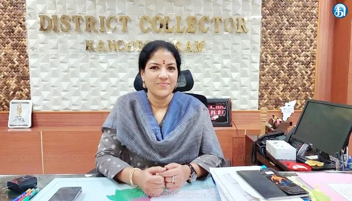 காஞ்சி மக்கள் குறைதீர் கூட்டத்தில் மாற்றுத்திறனாளிகளுக்கு நலத்திட்ட உதவிகள்