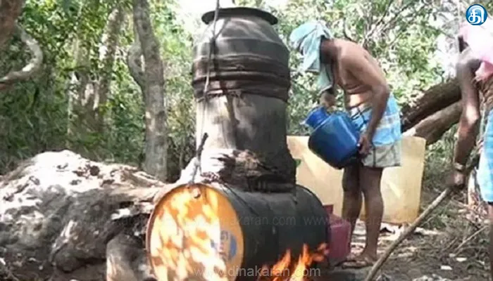 கள்ளச்சாராய ஊறல் தயாரித்தவர் கைது..!!