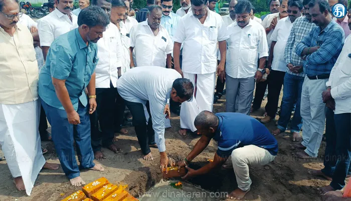 வடலூரில் பூங்கா அமைப்பதற்கான பூமி பூஜை தொடக்கம்