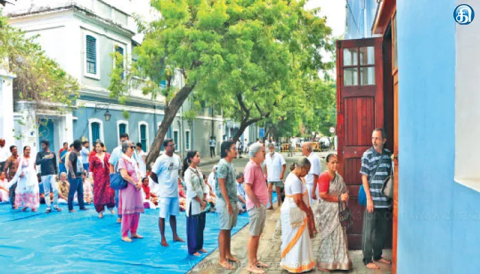 அரவிந்தர் ஆசிரமத்தில் 98ம் ஆண்டு சித்தி தினம்