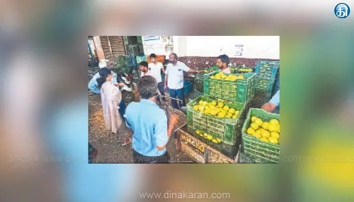 கோயம்பேடு மார்க்கெட் நடைபாதை கடைகளுக்கு ரூ.84 ஆயிரம் அபராதம்
