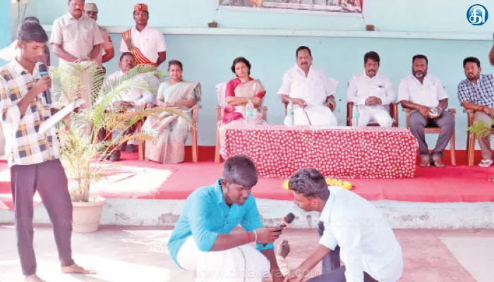 ராணிப்பேட்டையில் மாணவர்கள் நடனமாடி அசத்தல் மாவட்ட கலைத்திருவிழா போட்டிகள் தொடக்கம்