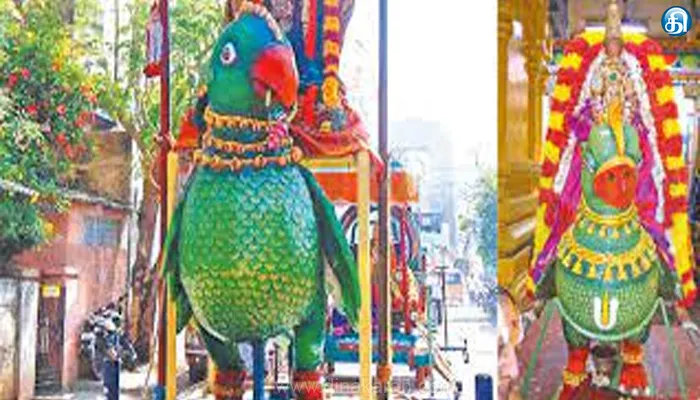 சுகம் தரும் சுக (பச்சைக் கிளி) வாகனம்