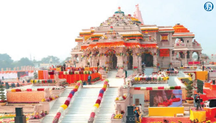 தொழிலாளர்கள் பற்றாக்குறை அயோத்தி ராமர் கோயில் பணிகள் முடிவதில் தாமதம்