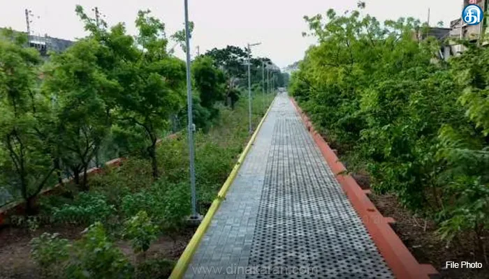 திருவொற்றியூர் 12வது வார்டில் ரூ.10 லட்சம் செலவில் சாலையோர பூங்கா
