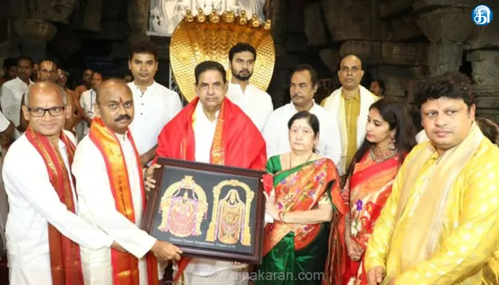 திருமலை திருப்பதி தேவஸ்தானத்தின் 54வது அறங்காவலர் குழு தலைவர் பொறுப்பேற்பு
