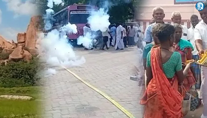 டங்ஸ்டன் தீர்மானம் : பட்டாசு வெடித்து கொண்டாட்டம்