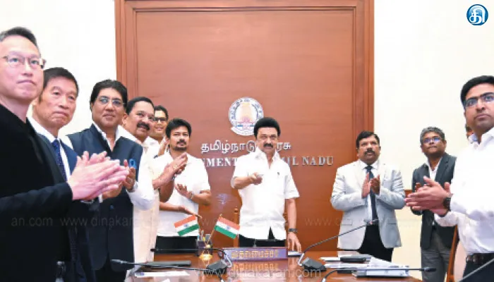 ராணிப்பேட்டை மாவட்டத்தில் ரூ.1,500 கோடியில் காலணி தொழிற்சாலை: 25 ஆயிரம் பேருக்கு வேலை கிடைக்கும், முதல்வர் மு.க.ஸ்டாலின் அடிக்கல் நாட்டினார்