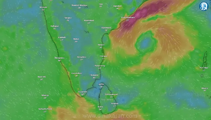 வங்கக்கடலில் நிலை கொண்டுள்ள காற்றழுத்த தாழ்வு மண்டலம் படிப்படியாக வலுவிழக்கும்: வானிலை ஆய்வு மையம் தகவல்