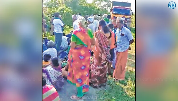 தாராபுரம் ஆர்டிஓ உத்தரவு மீறல்; தீவன லாரியை சிறைபிடித்து கோழிப்பண்ணை முற்றுகை