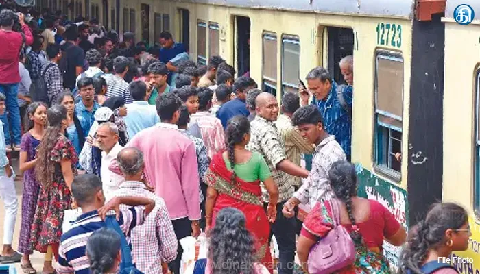 தாம்பரம் – கடற்கரை மின்சார ரயில் தாமதம்