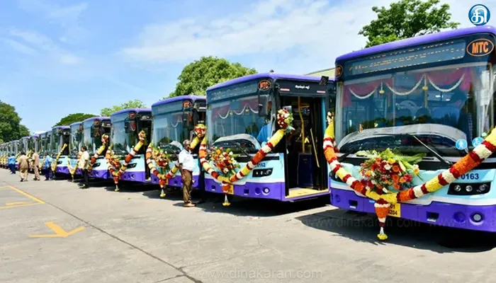 500 தாழ்தள மின்சார பேருந்துகள் வாங்க டெண்டர்