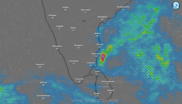 தென்மேற்கு வங்ககடல் பகுதியில் நிலவும் காற்றழுத்த தாழ்வு பகுதி தொடர்ந்து அதே பகுதியில் நிலவுகிறது: வானிலை ஆய்வு மையம்