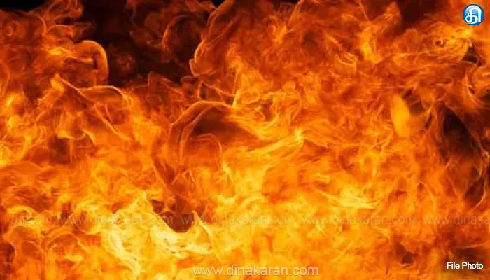 மெட்ரோ ரயில் பணிக்கான மின் பெட்டியில் திடீர் தீ விபத்து