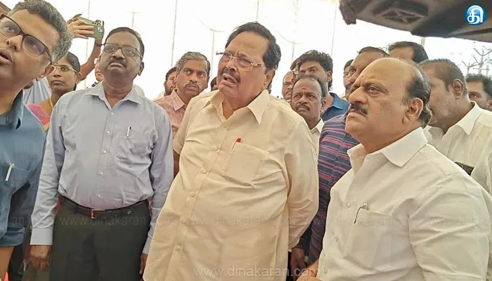 ரூ.24.8 கோடி மதிப்பீட்டில் அடையாறு ஆறு சீரமைப்பு பணி: அமைச்சர்கள் ஆய்வு