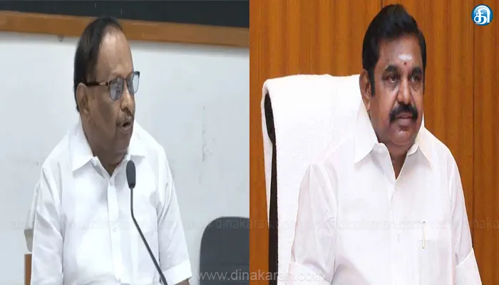 அரைத்த பொய்களையே அரைக்கும் பழனிசாமி சேக்கிழார் எழுதிய கம்பராமாயணம் படித்த அறிவாளிக்கு எப்படி புரியும்?அமைச்சர் எஸ்.ரகுபதி கடும் தாக்கு