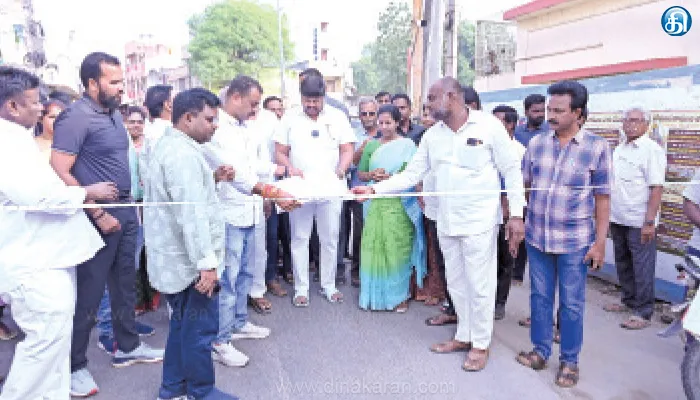 குடிபாலா- எம்எஸ்ஆர் சர்க்கிள் வரை நான்கு வழிச்சாலை அமைக்க கலெக்டர், எம்எல்ஏ ஆய்வு