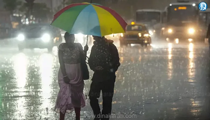 தமிழ்நாட்டில் இரவு 7 மணிக்குள் 18 மாவட்டங்களில் மழைக்கு வாய்ப்பு: வானிலை ஆய்வு மையம் தகவல்