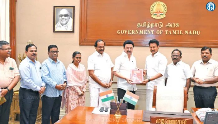 எழுத்தாளர் இமையம் எழுதிய கலைஞரின் படைப்புலகம் நூல் வெளியீடு: முதல்வர் மு.க.ஸ்டாலின் வெளியிட்டார்